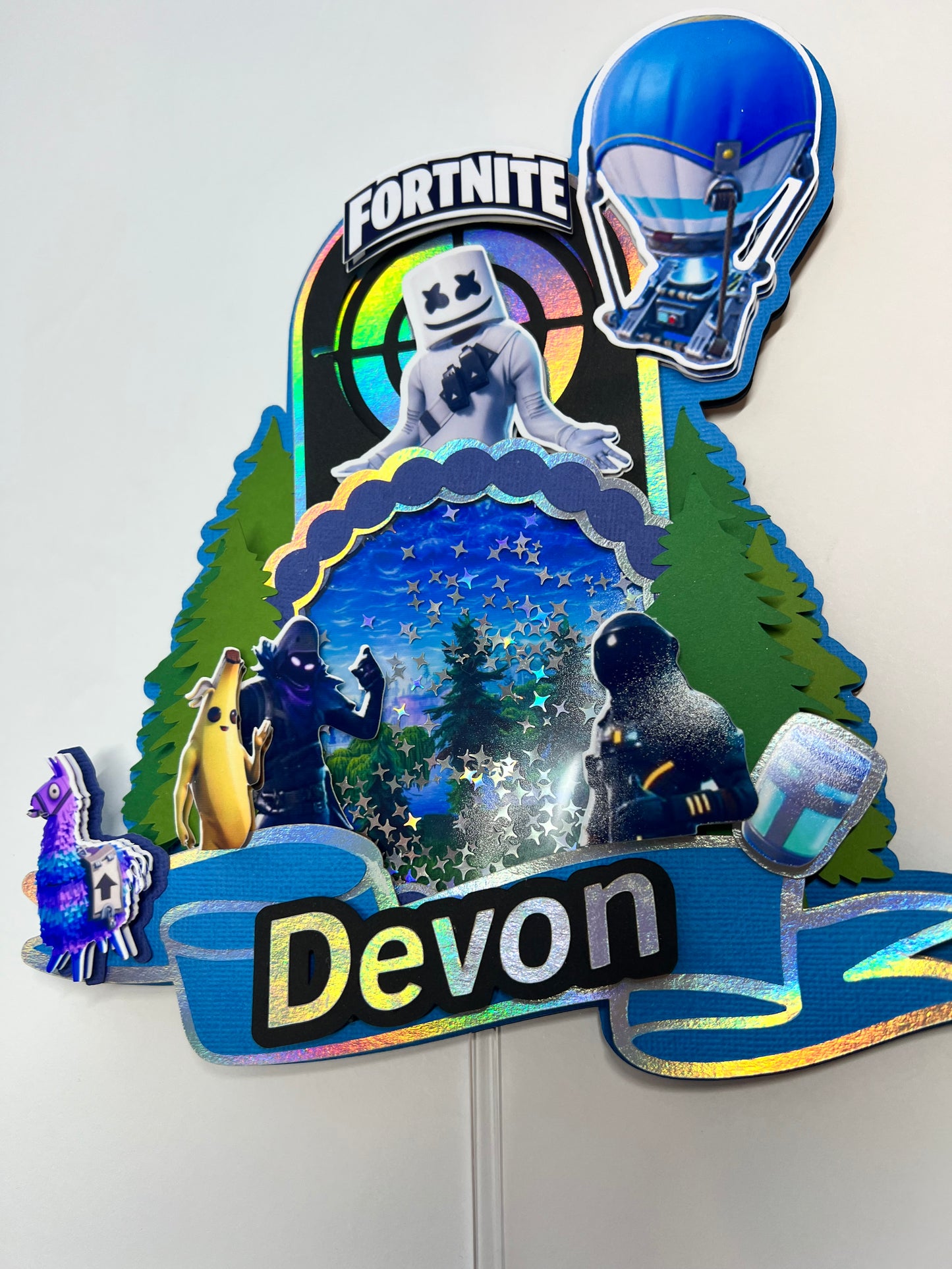 Fortnite Cake Topper