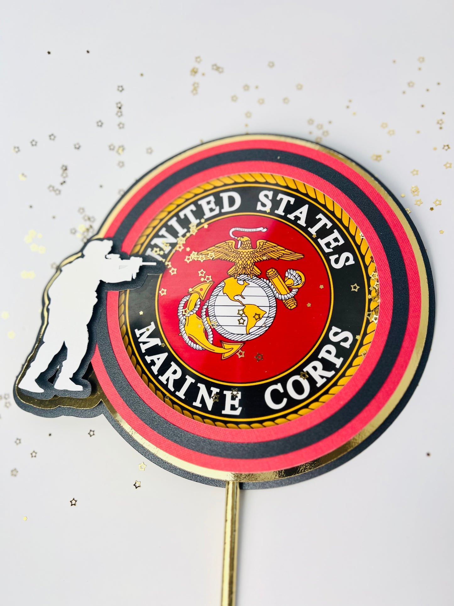 Military Cake Topper