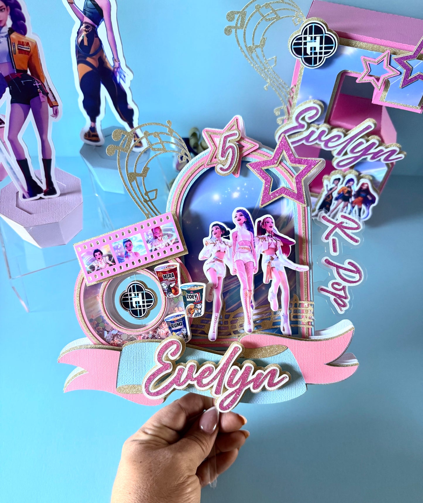 K-Pop Demon Hunters Cake Topper