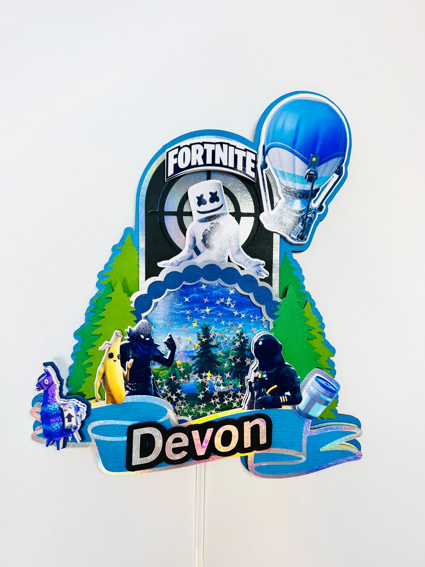 Fortnite Cake Topper