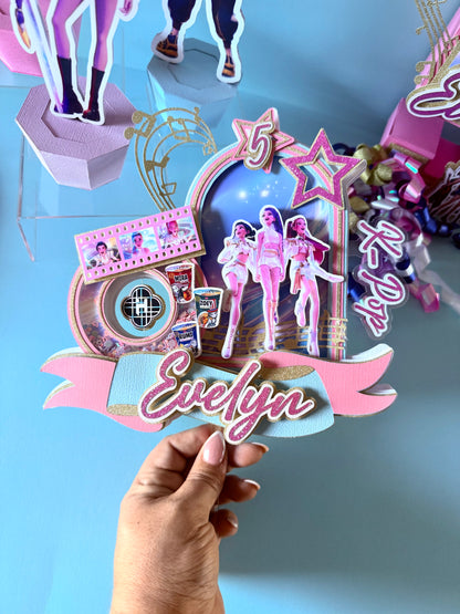 K-Pop Demon Hunters Cake Topper