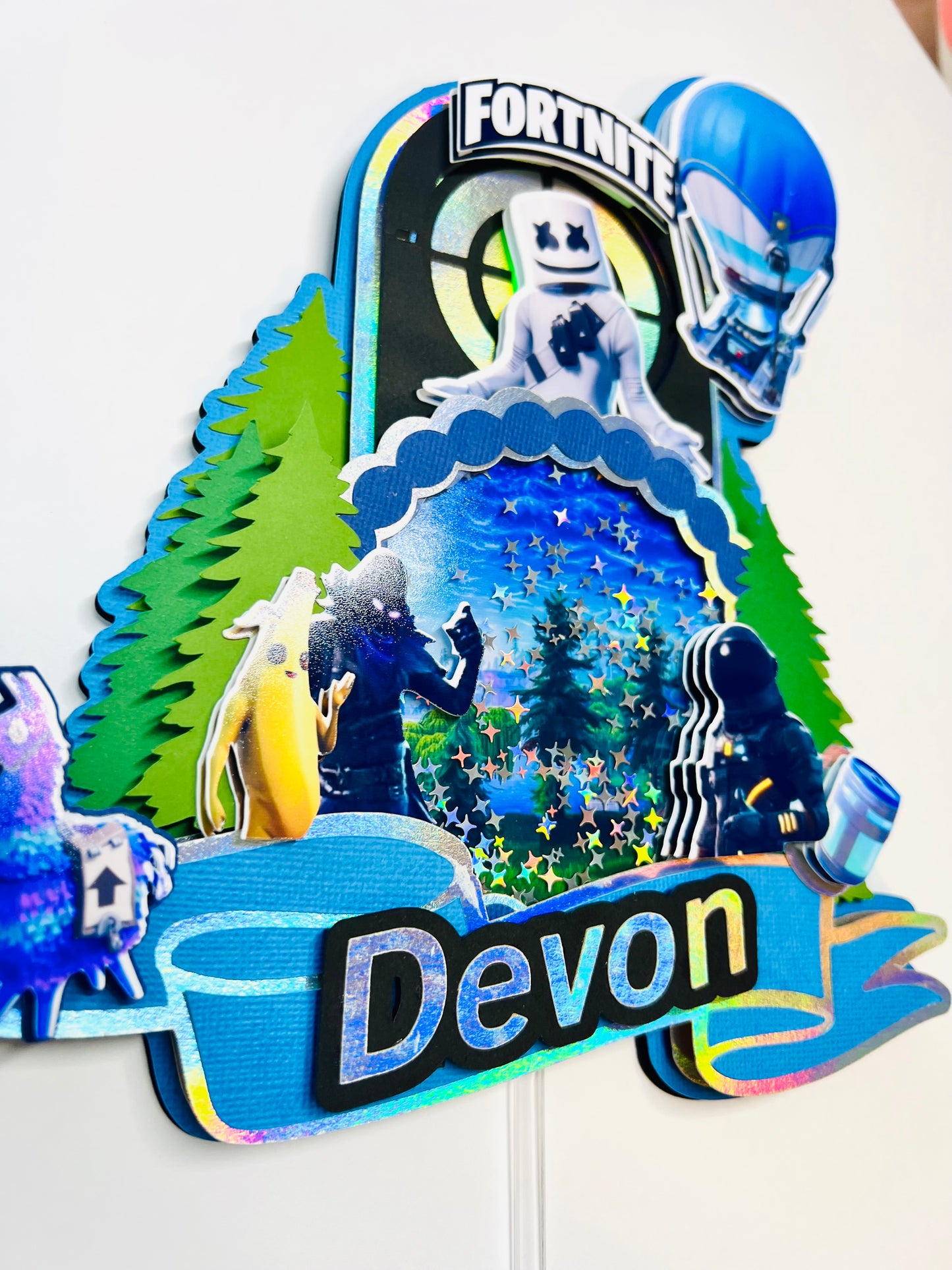 Fortnite Cake Topper