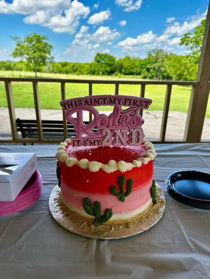This ain’t my first rodeo cowgirl birthday cowboy birthday western party second birthday country western theme