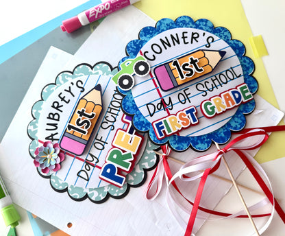 First Day of School Signs