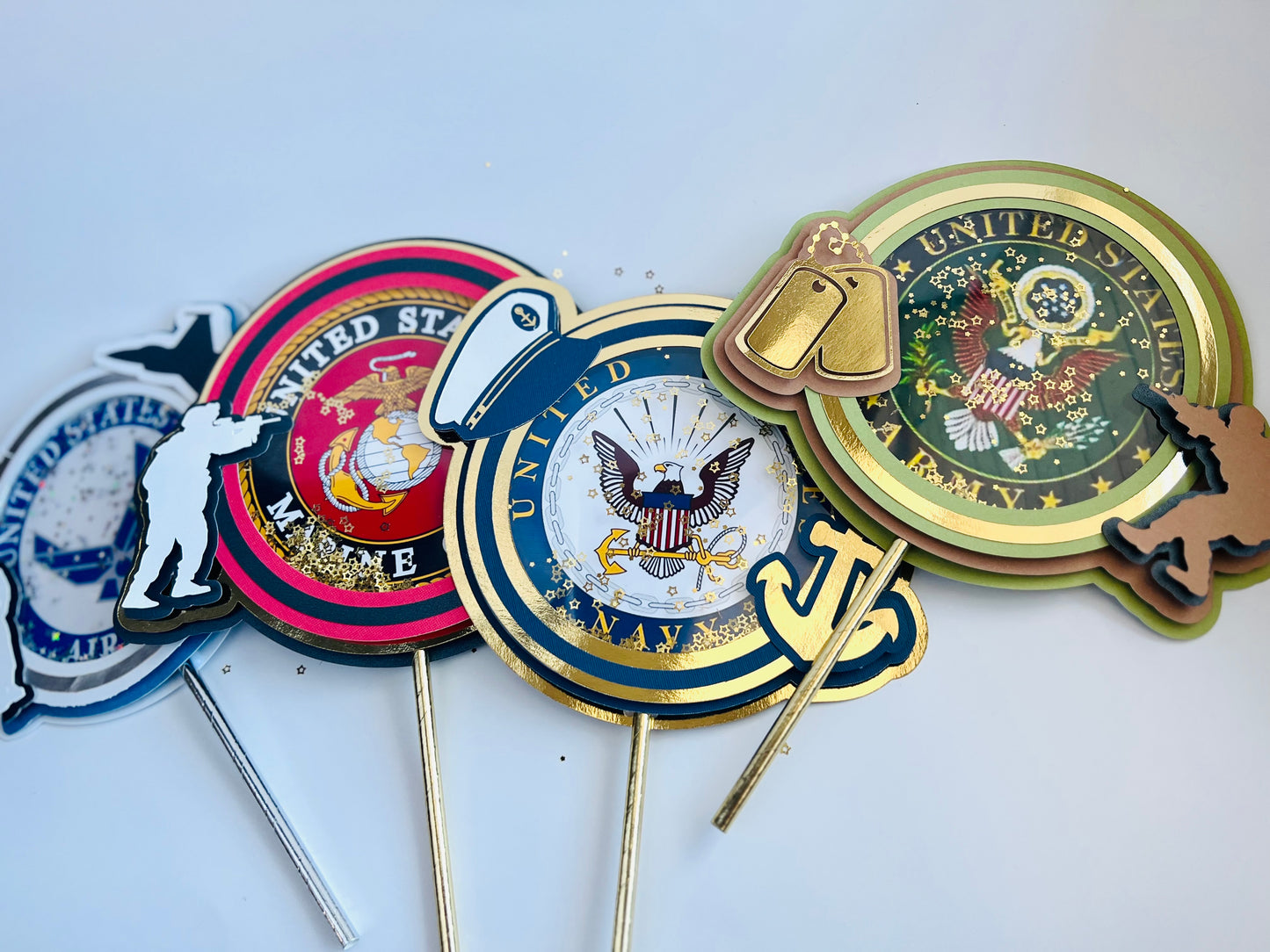 Military Cake Topper