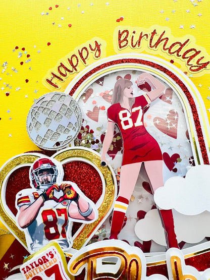 Taylor Swift and Travis Kelce Cake topper