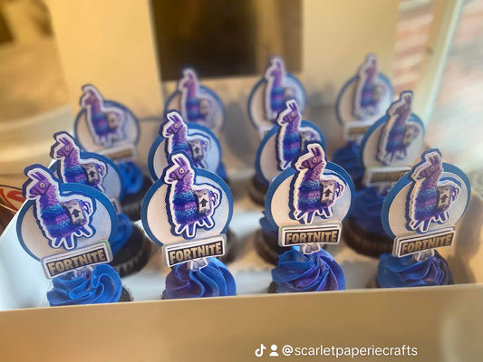 Gaming Cupcake Toppers