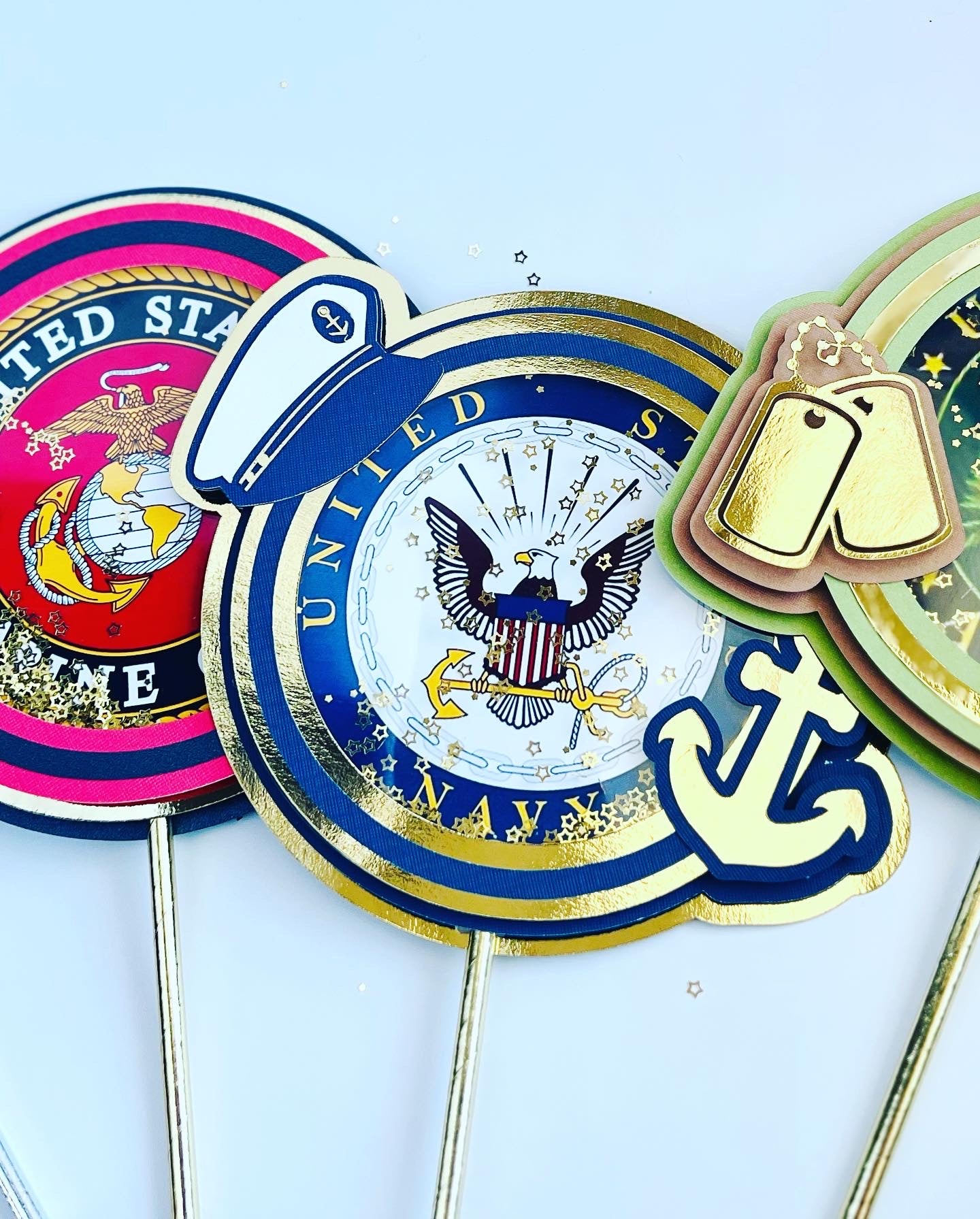 Military Cake Topper