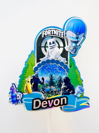 Fortnite Cake Topper