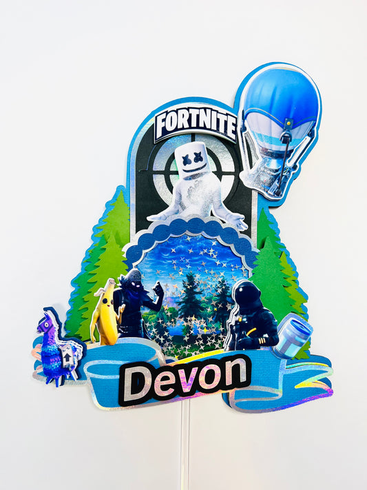 Fortnite Cake Topper