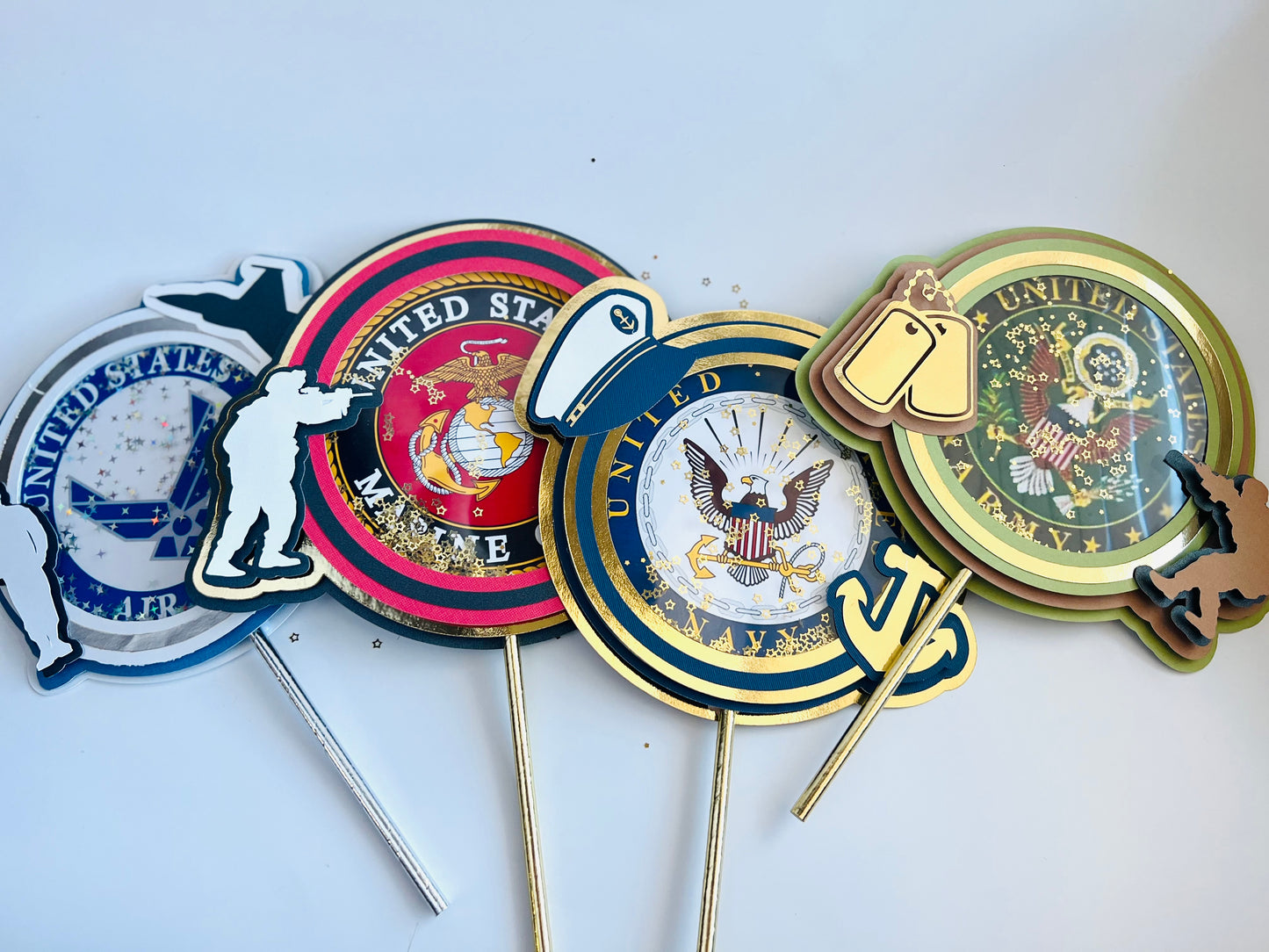 Military Cake Topper