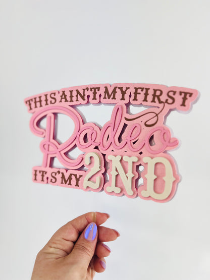 This ain’t my first rodeo cowgirl birthday cowboy birthday western party second birthday country western theme