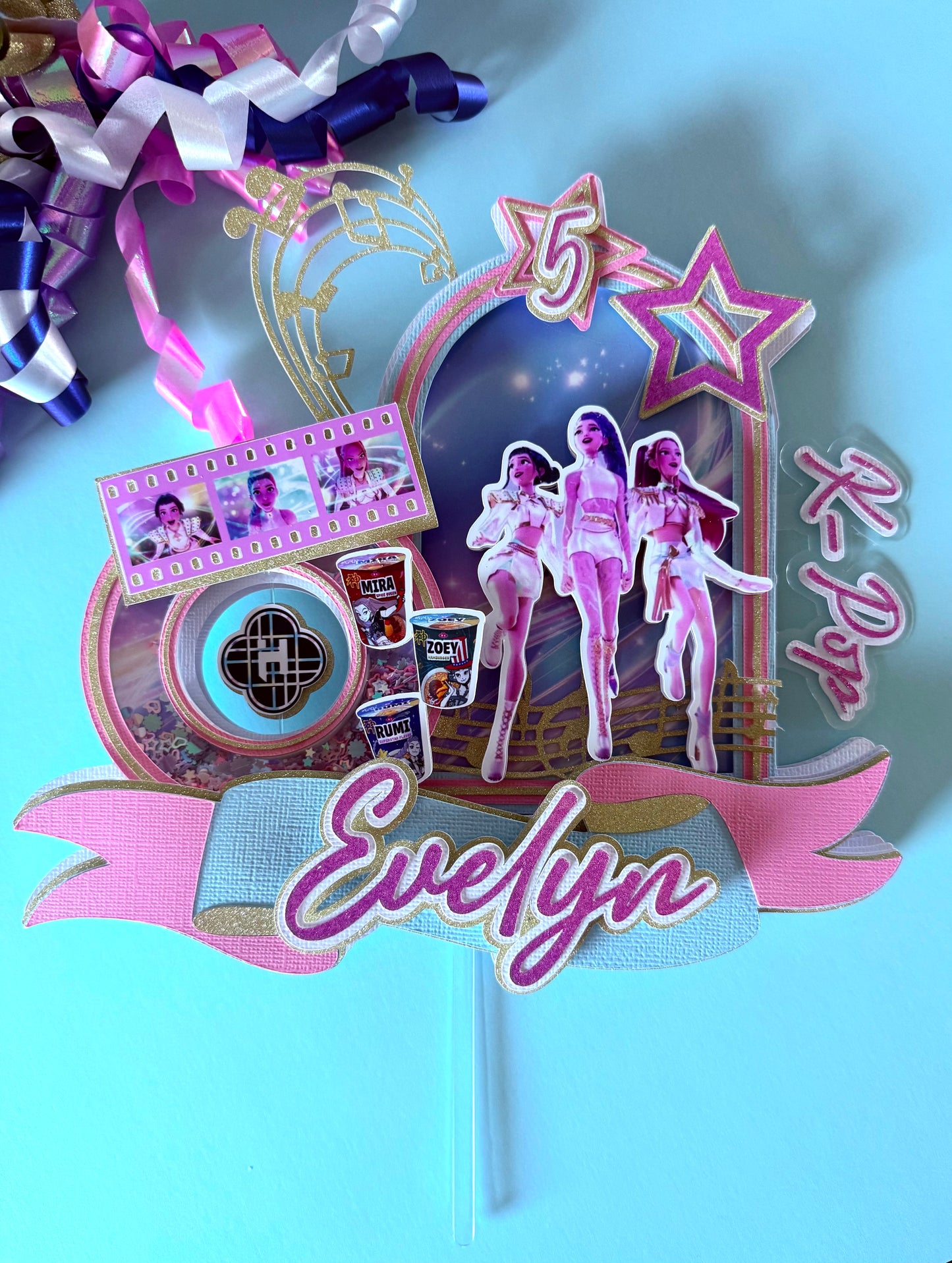 K-Pop Demon Hunters Cake Topper