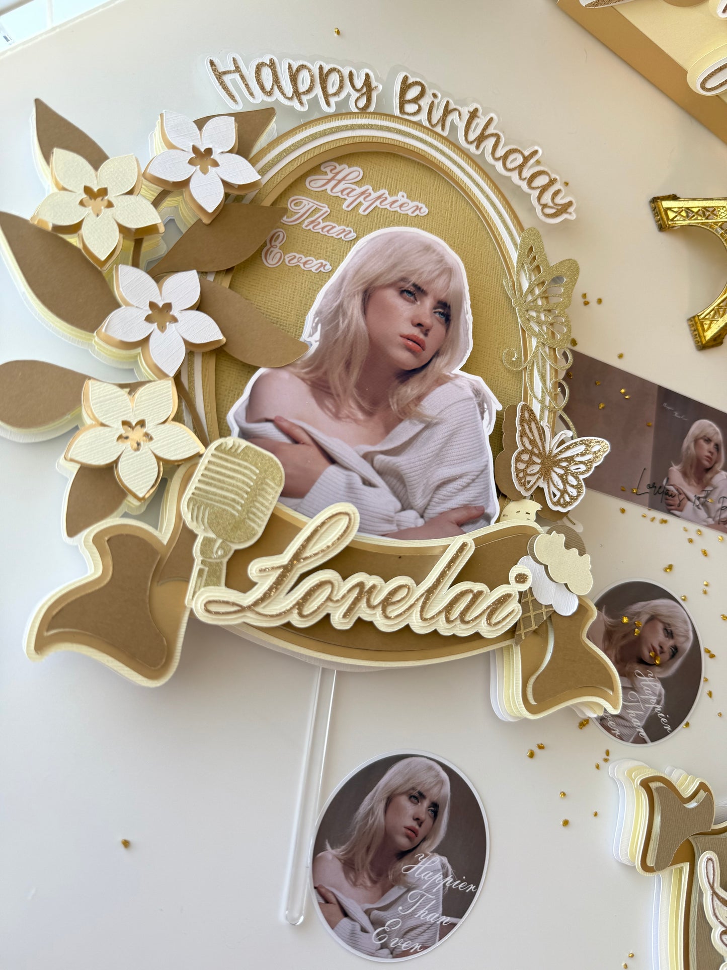 Billie Eilish Cake Topper