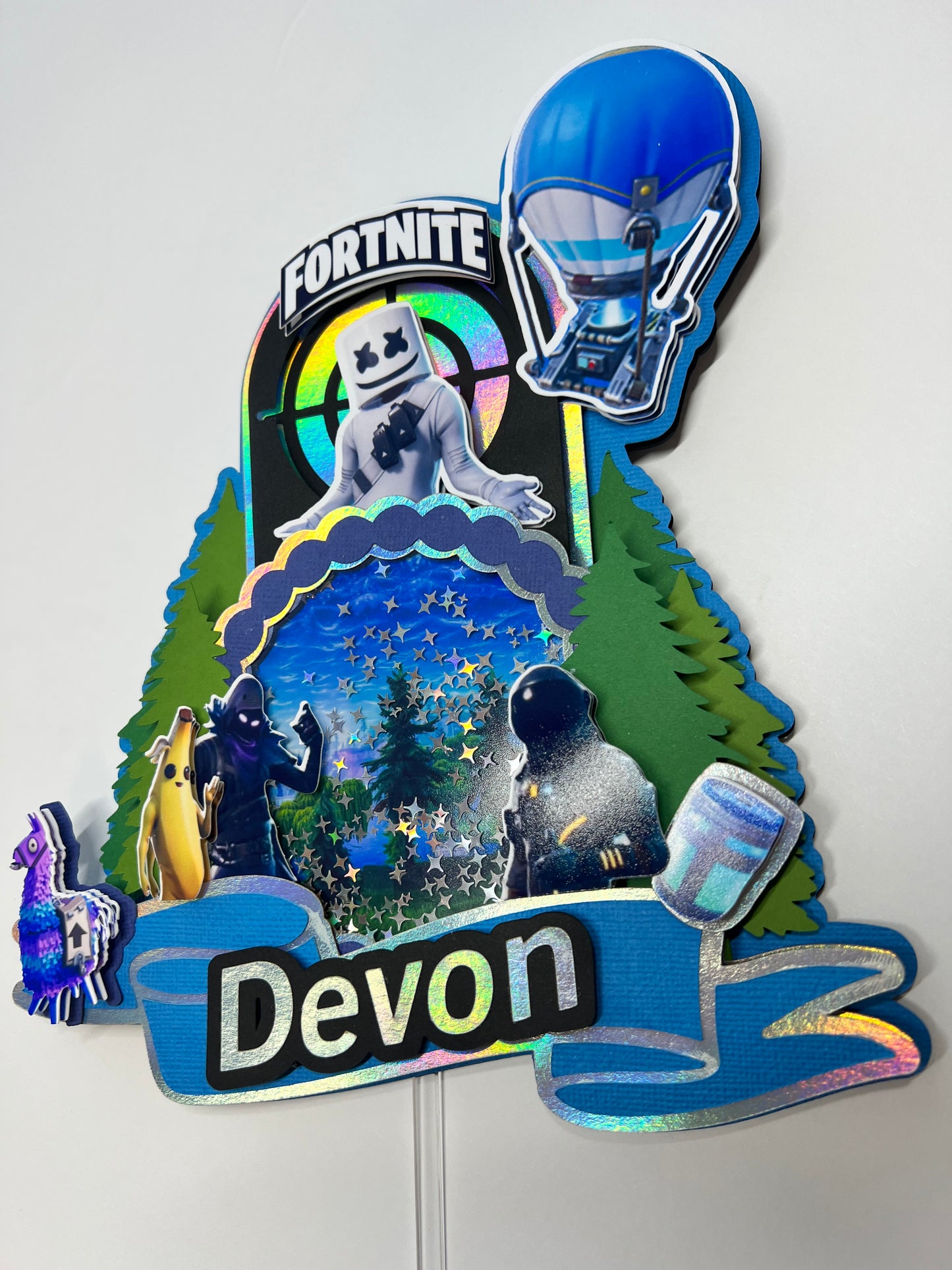 Fortnite Cake Topper