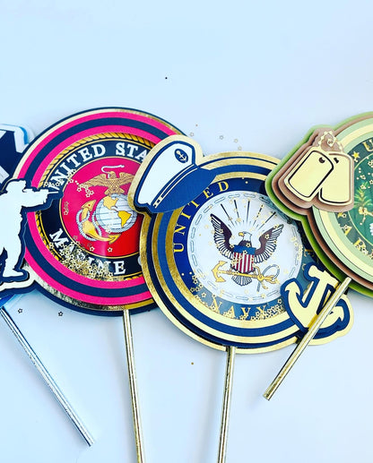 Military Cake Topper