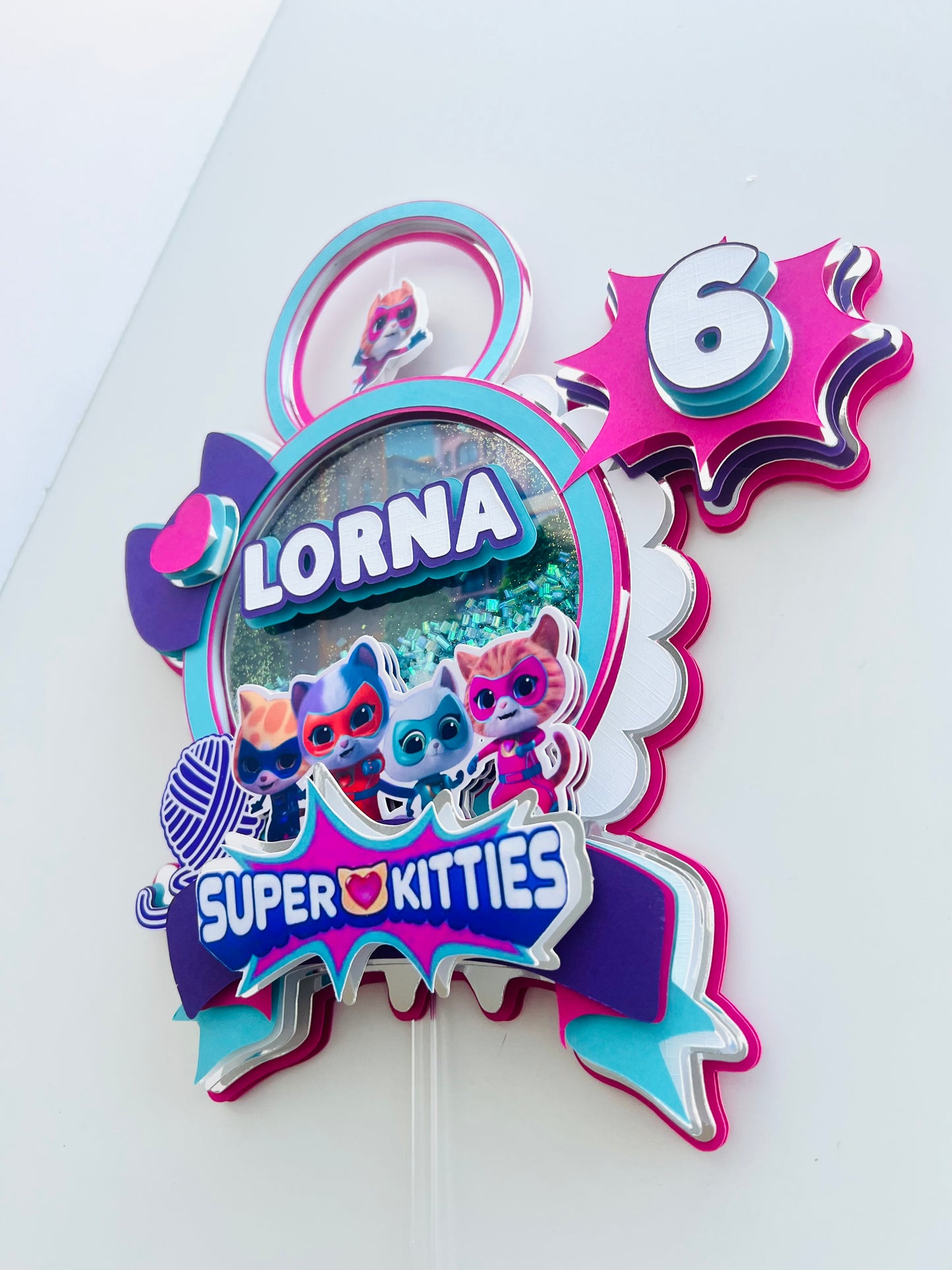 Super Kitties Cake Topper