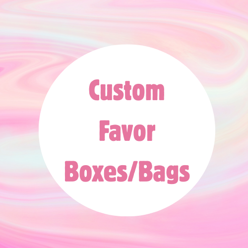 Custom Favor Boxes/Bags